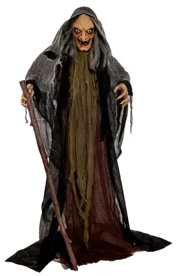 Produktbild von Halloween Figur Hexe Nahara mit Bewegung, Sound & Licht
