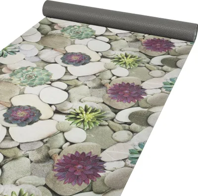 Produktbild von Küchenläufer RANNA Premium Läufer Küchenteppich Teppich Textil Spa Steine Grau 65x300cm