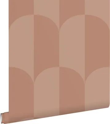 Produktbild von ESTAhome Tapete Art Decó Muster Terrakottarosa 53 cm x 10.05 m