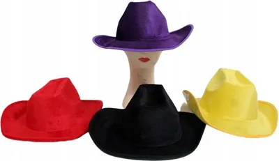 Produktbild von Cowboyhut Sheriff Kostüm Zubehör - Karneval Fasching Partyhut Universalgröße Farbwahl