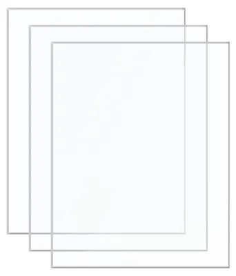 Produktbild von Acrylplatten transparent, 3 mm dick, 3 Stück, A4 (210 x 297 mm), für Dekoration