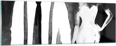 Produktbild von Bilder auf glas - Frau Mann - 90x30cm - Glasbilder - Wandbilder - Bilder - Kunstdruck - zum Aufhängen bereit - Wanddekoration aus Glas - Glas Bilder - Wandbild auf Glas - Einteilig - GAB90x30-3748