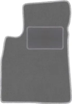 Produktbild von Fahrerfußmatte Velours graphit passend für Kia Opirus (2002-2011, Limousine) – mit Befestigungen – passgenau
