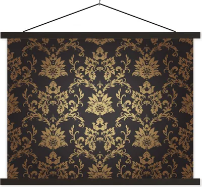 Produktbild von MuchoWow® Textilposter Blumen - Licht - Vintage 60x45 cm mit schwarzem Rahmen - Poster Schlafzimmer