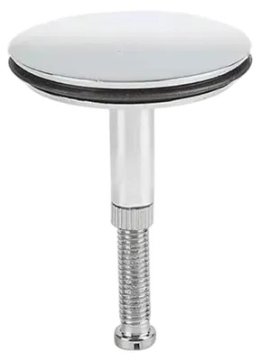 Produktbild von 43 mm Ablaufstopfen für Badewanne – Universalstopfen mit verstellbarer Schraube aus Edelstahl
