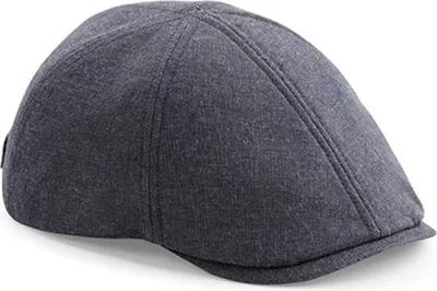 Produktbild von Beechfield B621 | Linen Summer Gatsby Cap / Kappe / Mütze / Hut - Farbe: Blue Linen - Größe: One Size