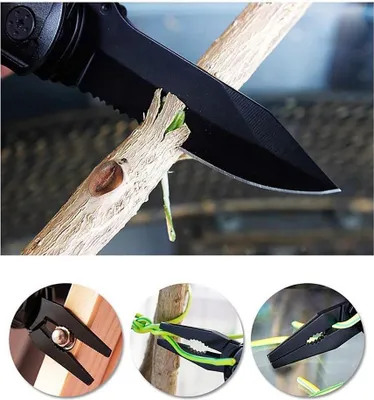Produktbild von Multifunktionales Edelstahl-Multitool-Messer mit Werkzeugzange für Outdoor-Camping, Survival und Wandern