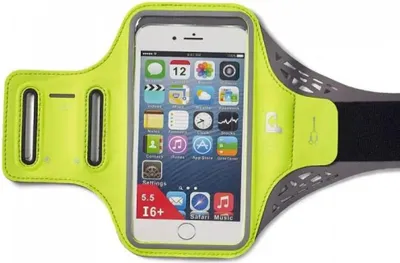 Immagine prodotto di Ultimate Performance Sport Fascia da braccio Portacellulare Giallo Riflettente Impermeabile