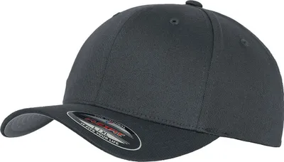 Produktbild von Urban Classics Flexfit Wooly Combed Cap Herren Basecap Einfarbig, Größe: S/M; Farbe: Darkgrey