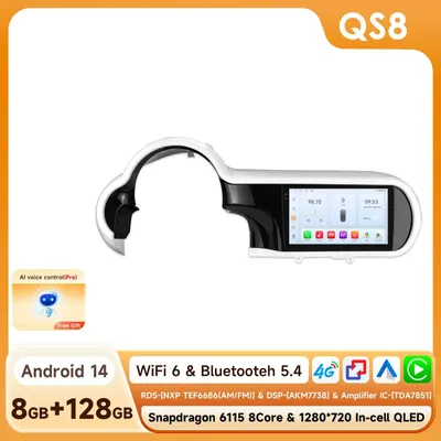 Image de Autoradio avec CarPlay et Android Auto sans fil - Écran de 9 pouces - GPS - Caméra 360°