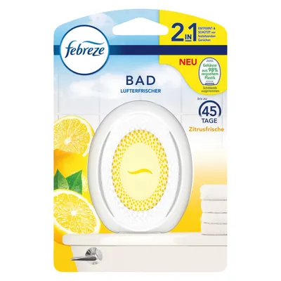 Image de Febreze Désodorisant de salle de bain Citrus - Parfum d'ambiance (1 paquet)