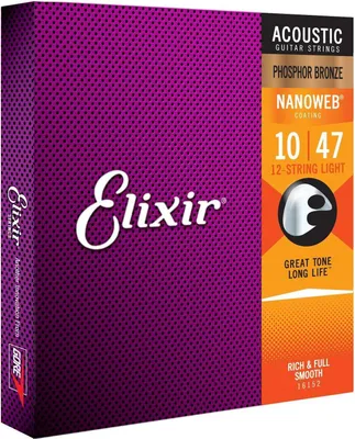 Obrázok produktu pre Elixir Acoustic Phosphor Bronze 12-String Nanoweb