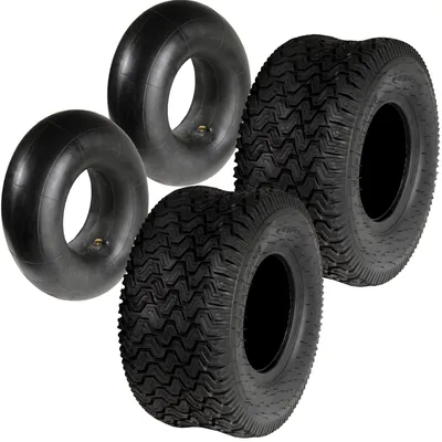 Produktbild von 2x Reifen inkl. Schlauch 18x8.50-8 Rasentraktor Reifendecke 4pr Aufsitzmäher S2