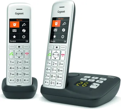 Produktbild von CE575A Duo Silber Schnurloses Telefon