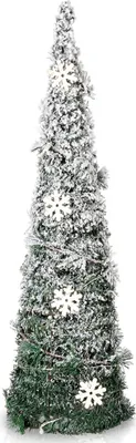 Zdjęcie produktu dla Choinka świecąca stożek zielona 30 LED 60 cm