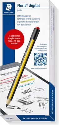 Produktbild von STAEDTLER Noris Digital Jumbo 180 Stylus – mit 5 Ersatzspitzen