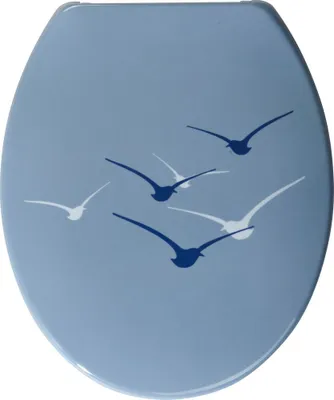 Produktbild von Sanwood WC Sitz Klodeckel Toiletten Deckel Klo Brille Duorplast  Möwe