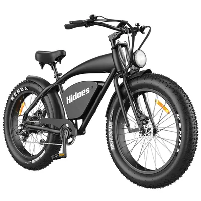 Produktbild von Elektrokolo Hidoes HD-B3 - Motor 1200W Baterie 48V18.2AH 26 Palcové Pneumatiky Olejová Kotoučová Brzda - Černá