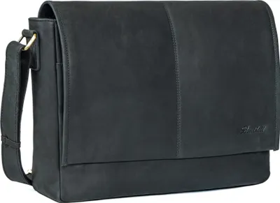 Produktbild von Benthill Umhängetasche Echt Leder | Herren & Damen Messenger Bag aus hochwertigem Rindsleder | Vintage Schultertasche Laptoptasche