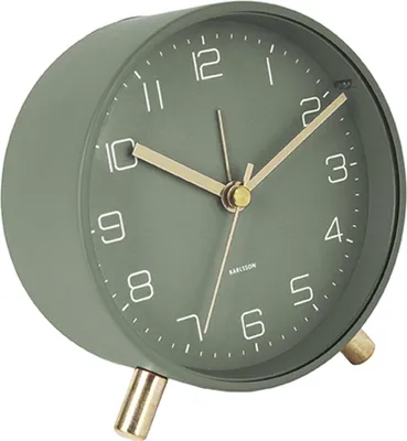 Produktbild von Karlsson - Wecker Lofty - Grün - Ø11cm