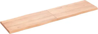 Produktbild von vidaXL Tischplatte 160x40x(2-4) cm Massivholz Behandelt Baumkante
