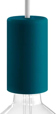 Immagine prodotto di EIVA Elegant, Kit portalampada per Esterno E27 IP65 in Silicone - Il Primo portalampada IP65 cablabile al Mondo - Petrolio