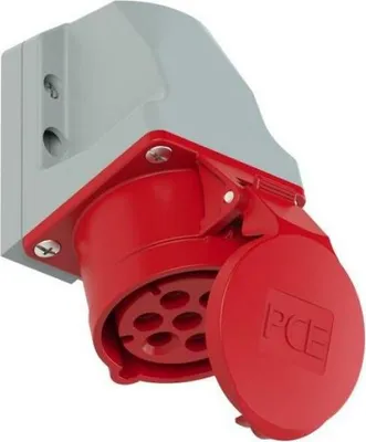 Immagine prodotto di Presa a muro PCE 16A 7p 6h IP44