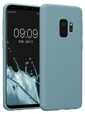 Produktbild von kwmobile Handyhülle für Samsung Galaxy S9 Hülle - TPU Case - Kabelloses Laden - Schutzhülle Cover in Arctic Night