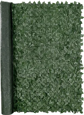 Zdjęcie produktu dla Sztuczny Żywopłot 1830 x 2440 mm Mata Osłonowa z Liśćmi Bluszczu