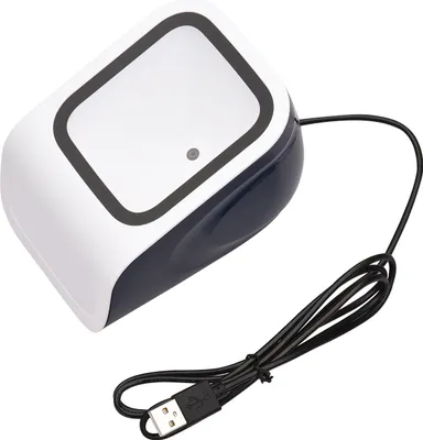 Obrázek produktu pro stolní skener čárových kódů 1D/2D QR - USB, hands-free, plug & play, kompatibilní se systémy Windows a Android, ideální pro supermarkety a maloobchody