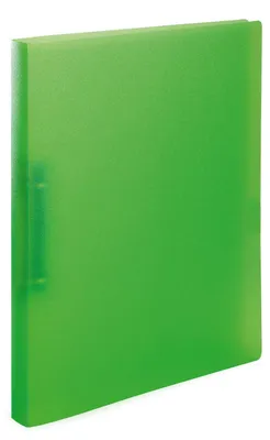 Obrázok produktu pre Krúžkový zakladač A4 2 krúžky 25 mm priesvitný svetlozelený balenie 3 ks