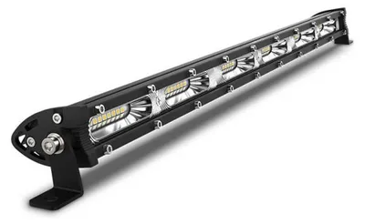 Zdjęcie produktu dla 51 cm, 162 W, jednorzędowy, wydajny pasek LED (54 diody LED), ultracienki, reflektor halogenowy, 12 V/24 V, samochód, quad, jeep,