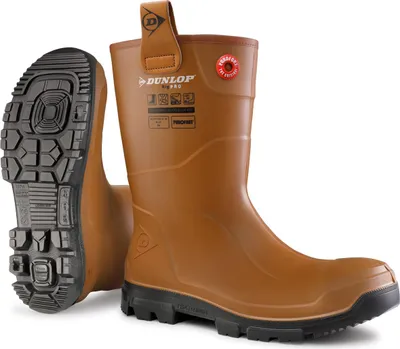 Zdjęcie produktu dla Dunlop RigPro m.Futter EN ISO 20345 S5 CI CR braun Gr 38