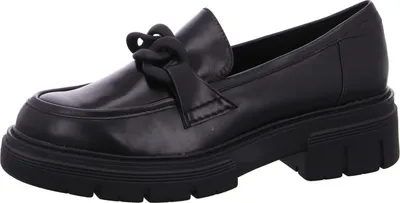 Produktbild von MARCO TOZZI Damen Slipper College Loafer Kettendetail Plateau 2-24705-41, Größe:38 EU, Farbe:Schwarz