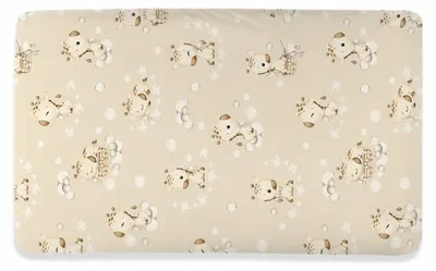 Immagine prodotto di Lenzuolo con Angoli per Lettino 60 × 120 cm – 100% Cotone, Morbido ed Elastico