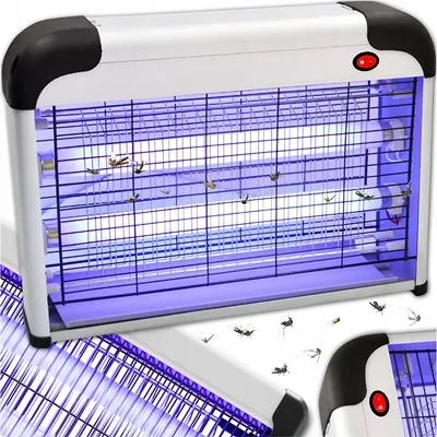 Produktbild von UV Insektenvernichter 20W Elektrische Mückenlampe Fliegenfalle Bis 150 m² Stark Effektiv 230V
