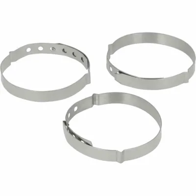 Produktbild von Metaltex 200-455010 Rouladenringe Inox, silber (6er Pack)