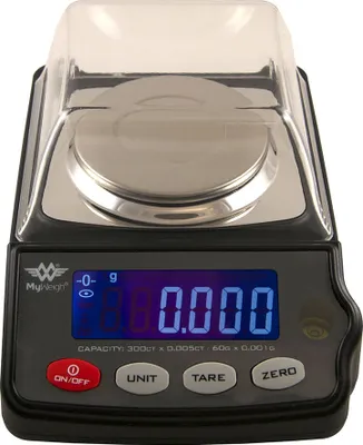 Produktbild von Sehr genaue Präzisionswaage | Goldwaage | Laborwaage | Windschutz | 60g / 0,001g