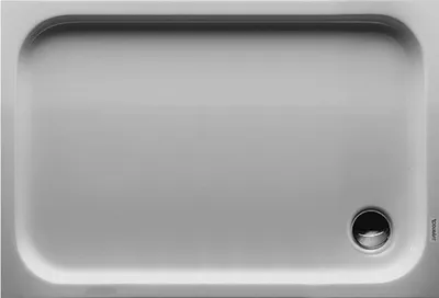 Produktbild von Duravit Rechteck-Duschwanne D-CODE weiß 1200 x 800 x 85 mm