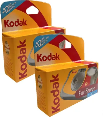 Produktbild von 2 x 1A PHOTO PORST Einwegkamera Kodak Fun Saver 27+12 ISo 800
