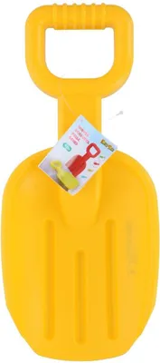 Produktbild von Eddy Toys Sandspielzeug Schaufel Jumbo 37,5 cm Gelb – Strandspielzeug für Kinder ab 18 Monaten, stabile Sandschaufel mit