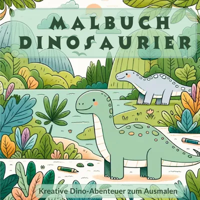 Produktbild von Dinosaurier Malbuch - Mein urzeitliches Malbuch