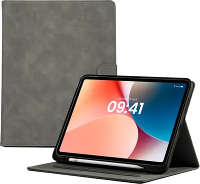 Produktbild von LBH Tablet Schutzhülle für Apple iPad Air 6. Gen 13 Zoll Cover Case Schutz Tablet Farbe: Grau
