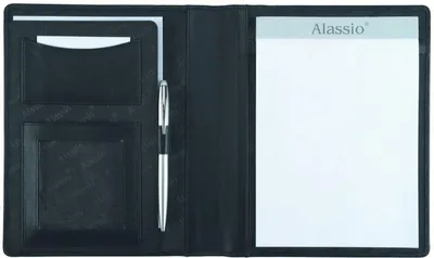 Produktbild von DIN A5 Dokumentenmap aus schwarzem Imitatieleer