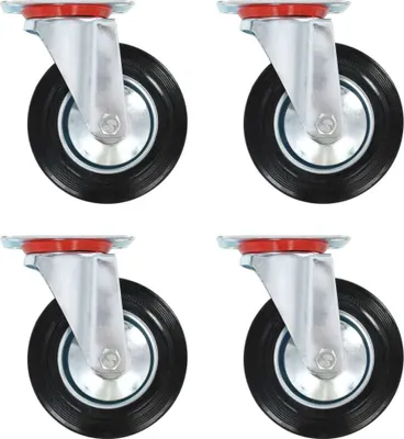 Produktbild von "2026 Promotion" Lenkrollen 4 Stk. - Hohe Qualität - 160 mm - Transportroller CC850