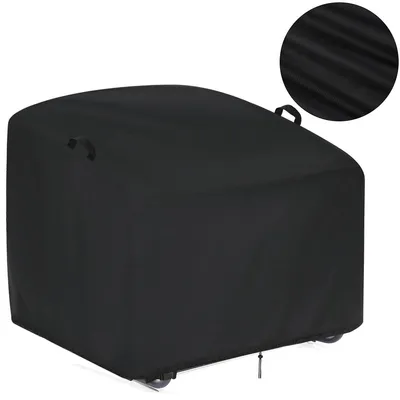Produktbild von Outdoor Schaukelstuhl Abdeckung 96.5×117×48cm Schutzhülle für Gartenstuhl, Wasserdicht 210D Oxford Gewebe, Staubdicht UV Schutz mit Kordelzu