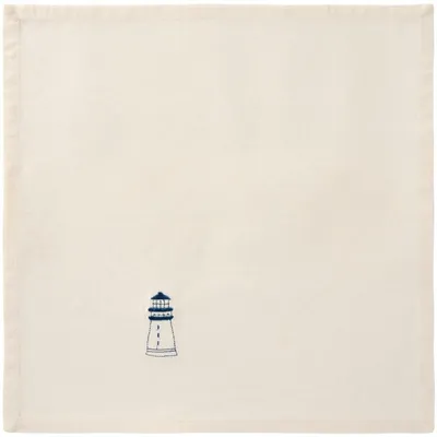 Produktbild von Ib Laursen Stoffserviette Atlantis Leuchtturm (40x40cm)