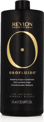 Produktbild von Revlon Orofluido Radiance Argan, Frauen, Professionelle Haarspülung, Alle Haare, Alle Farben, Entwirren, Feuchtigkeitsspendend, Reparatur, Glanz, Glättend, Weichmachend, 1000 ml
