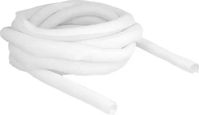 Produktbild von DeLOCK Geflechtschlauch selbstschließend 5 m x 25 mm weiß, Weiß, Polyester, -40 - 125 °C, 1 Stück(e)