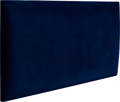 Produktbild von RAVIO Wandpaneel Wandkissen als Kopfteil für Bett 3D Wandverkleidung mit Schaumstoff Wandpolster Wanddeko (50 x 30 cm, Farbe: Marineblau - Magic Velvet 2216)